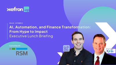 Dallas | AI, Automation and Finance Transformation: From Hype to Impact