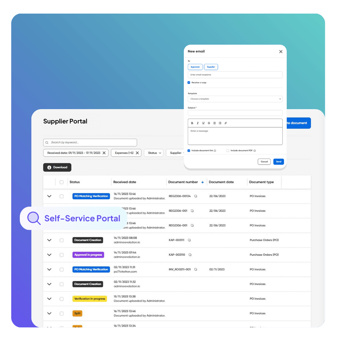 Supplier Self-Service Portal