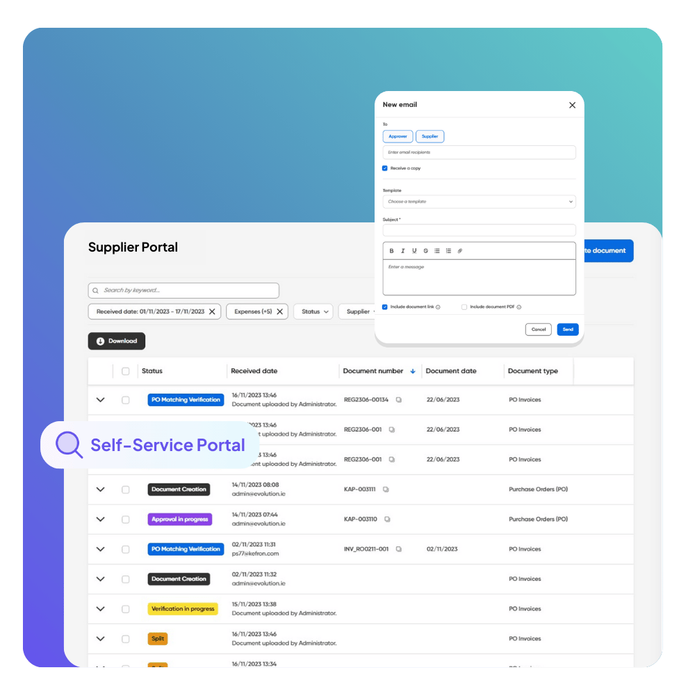 Supplier Self-Service Portal